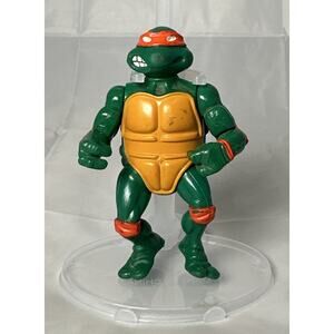 Vintage 1988 TMNT Ninja Turtles 5” Action Figure Hard Head Michaelangelo Loose